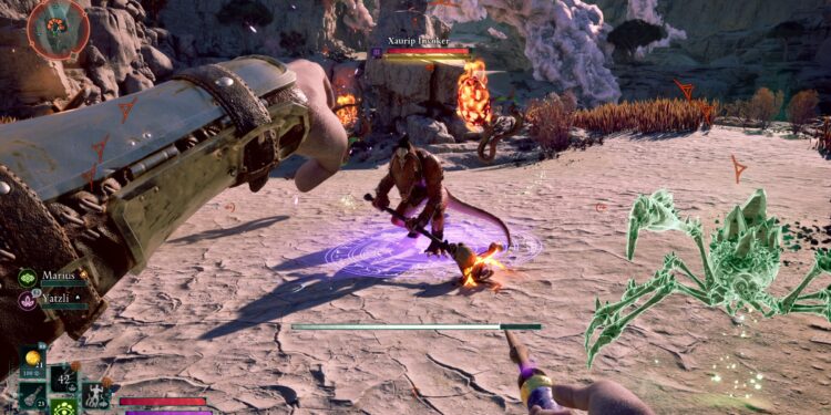 A screenshot from the video game Avowed.