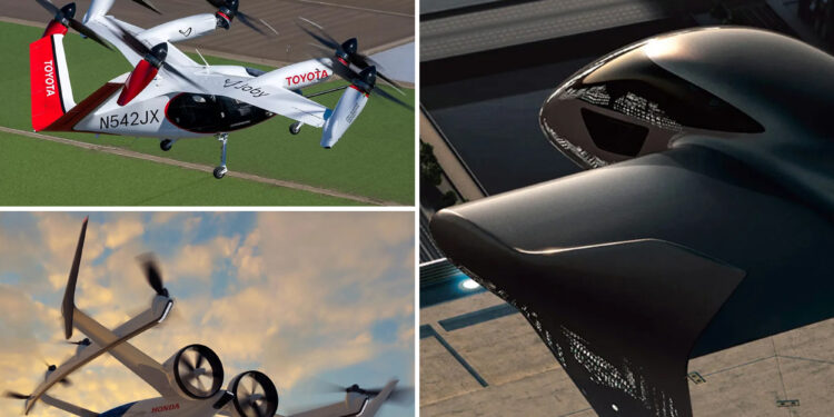 BMW, Toyota and Boeing among eight companies racing to put first 'flying car' on the market
