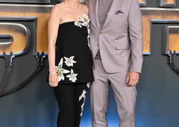 Katherine Schwarzenegger and Chris Pratt attending the World Premiere of Netflix's 'The Electric State' in Los Angeles, California