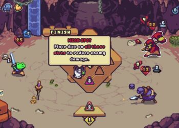 A screenshot from Die in the Dungeon.