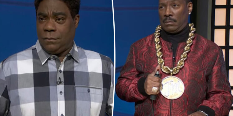 Eddie Murphy's Tracy Morgan impression on 'Black Jeopardy' is a must-watch