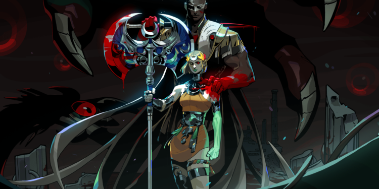 Promotional artwork for Hades II’s Warsong update featuring Melinoë and Ares.