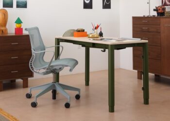 Herman Miller made a convertible standing desk that actually looks great