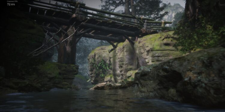 Black Myth: Wukong at the most potato settings I could muster.