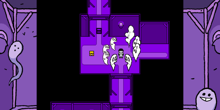 A screenshot from the video game Off.