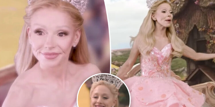 Kelly Ripa’s transformation into Ariana Grande’s 'Wicked' Glinda labeled ‘scary’