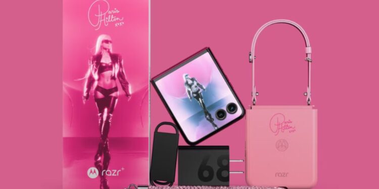 Motorola’s new Paris Hilton edition Razr is the ultimate Y2K throwback
