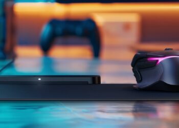 You do still get this little mouse detection / charging indicator light.