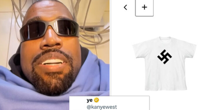 Shopify deletes Kanye West's Yeezy store selling swastika T-shirt