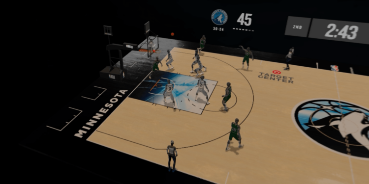 The Vision Pro NBA app turns some games into a miniature 3D diorama