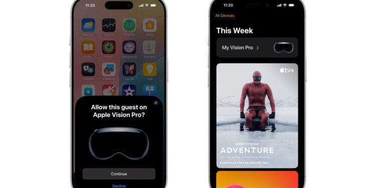 The Vision Pro is getting easier to share with guests, and adding a new iPhone app
