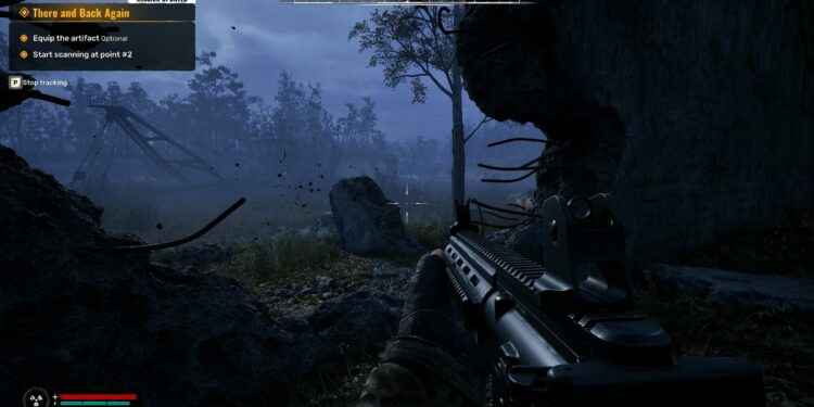 A screenshot from the video game S.T.A.L.K.E.R. 2: Heart of Chornobyl.