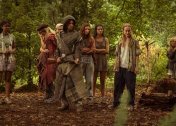 A still photo from season 3 of the TV show Yellowjackets.