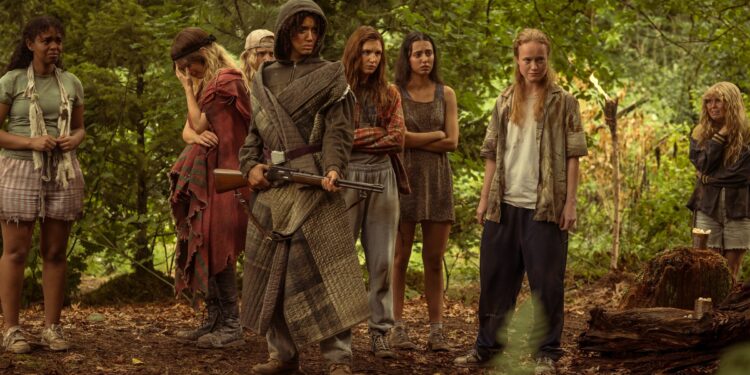 A still photo from season 3 of the TV show Yellowjackets.