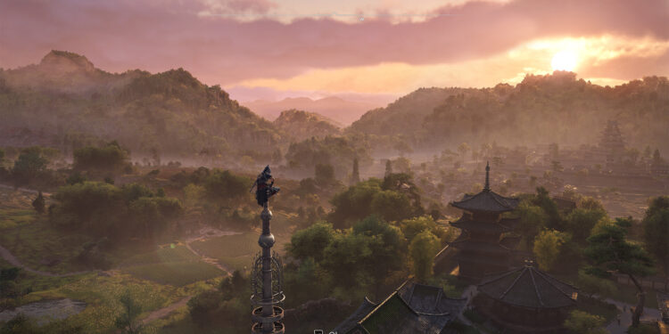A screenshot from the video game Assassin’s Creed Shadows.