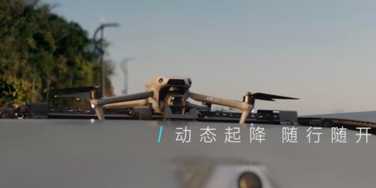 BYD cars now have an on-vehicle DJI drone launch platform