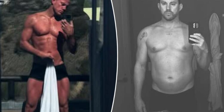 Channing Tatum vows he'll never do 'fat roles' again after latest films as he flaunts body transformation