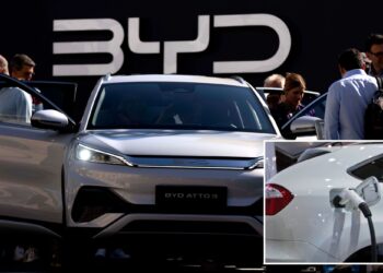 China’s BYD says new EV charging system works in 5-8 minutes