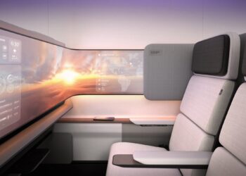 The interior looks fancy, but exit doors could be a challenge.