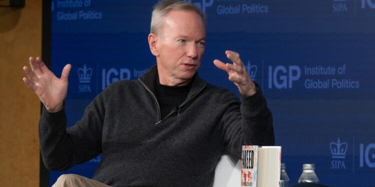 Ex-Google CEO Eric Schmidt is the newest Big Tech-to-space exec