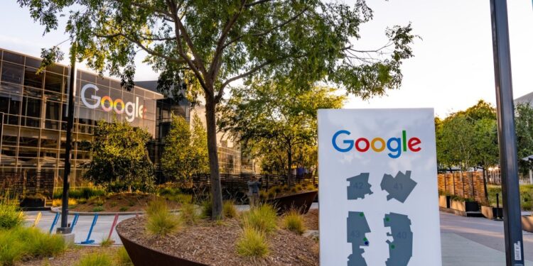 Google office in Mountain View, Calif.