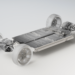 Rendering of vehicle skateboard