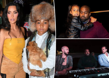 Kim Kardashian cuts short daughter North's visit with Kanye West after learning Tate brothers would be there: report