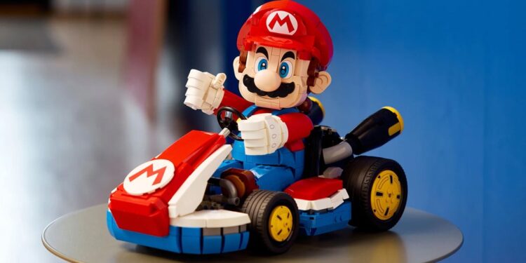 Lego’s new Mario Kart set super-sizes Mario