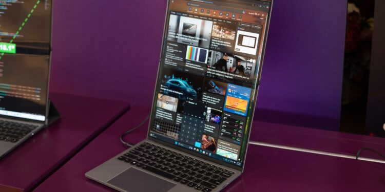 Lenovo’s ThinkBook Flip puts an extra-tall folding display on a laptop