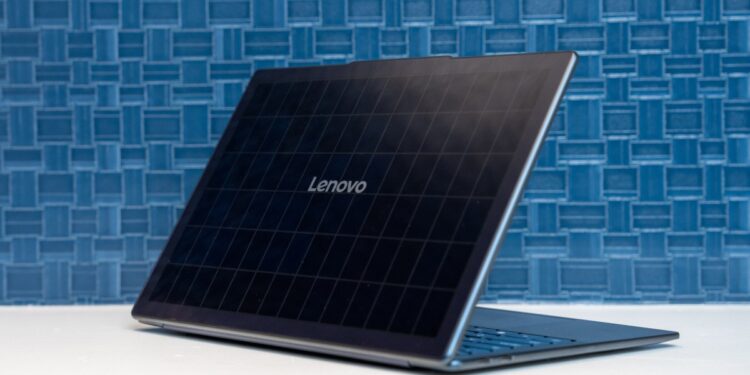 Lenovo’s Yoga Solar PC concept laptop can be charged by the sun