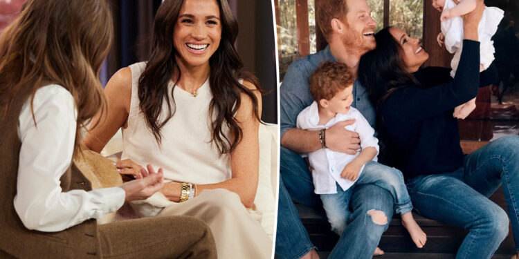Meghan Markle reveals kids have Prince Harry's accent on 'Drew Barrymore Show'
