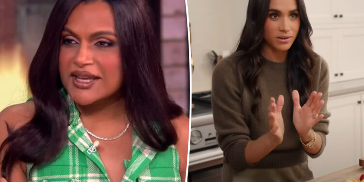 Mindy Kaling on the negative 'reaction' Meghan Markle got for correcting her