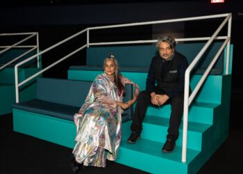 Shaina Anand and Ashok Sukumaran at the opening for the exhibit Video After Video: The Critical Media of CAMP, at The Museum of Modern Art in New York on February 20th, 2025.