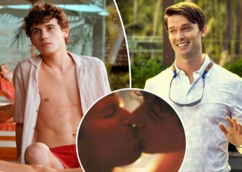 Patrick Schwarzenegger’s 'White Lotus' costars worried he was going to 'throw up' during incest kissing scene