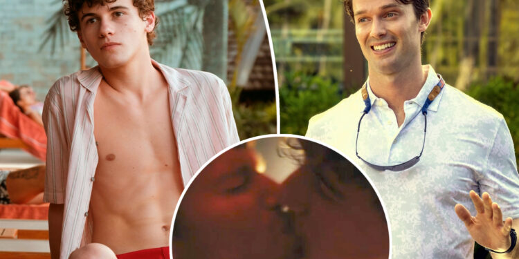 Patrick Schwarzenegger’s 'White Lotus' costars worried he was going to 'throw up' during incest kissing scene