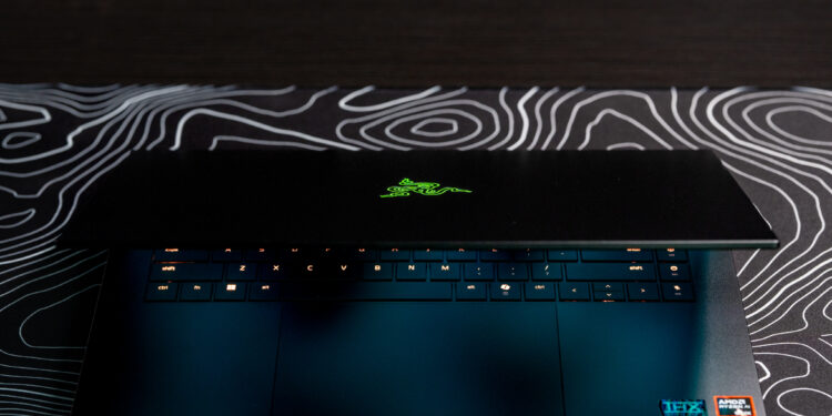 Unlike a MacBook Pro, the Blade 16’s black is actually black. Like a MacBook Pro, it’s quite the fingerprint magnet (but it cleans up well).