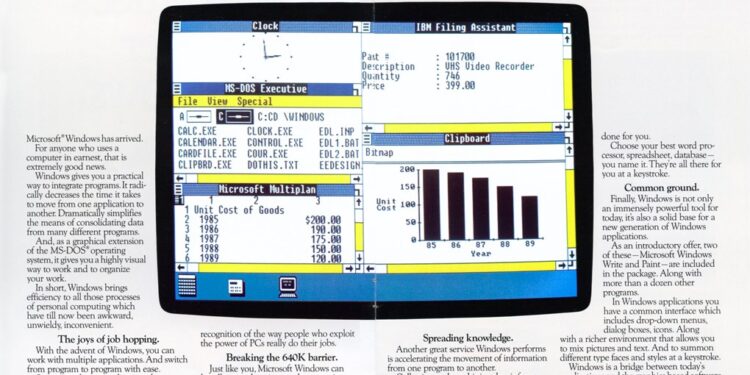 Revisiting Windows 1.0: how Microsoft’s first desktop gracefully failed
