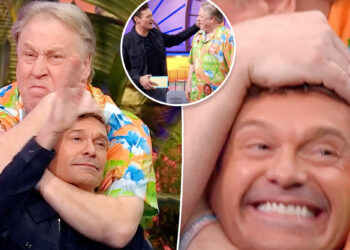 Ryan Seacrest pulled into headlock by former wrestler on ‘Wheel of Fortune’