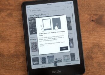 Some Kindles now let you double-tap anywhere to turn the page