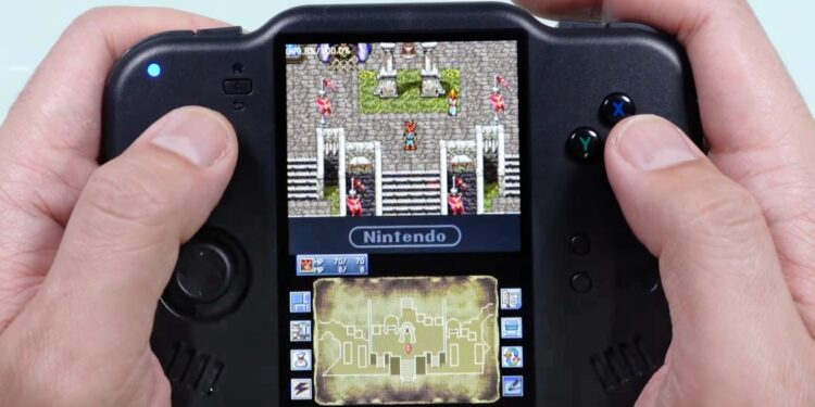 The MagicX Zero 40 has a vertical display to properly handle DS games