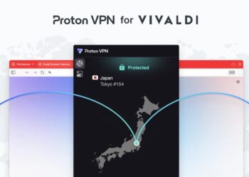 Vivaldi bundles Proton VPN into its web browser