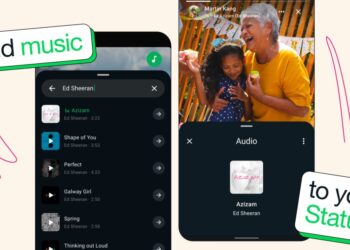 WhatsApp users can now add music to their status