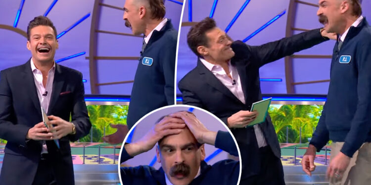 'Wheel of Fortune' contestant asks Ryan Seacrest to pinch him
