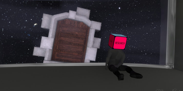 A screenshot from the video game The Beginner’s Guide.