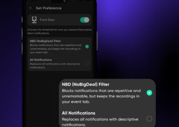 The NBD Filter can be turned on in the Wyze app.