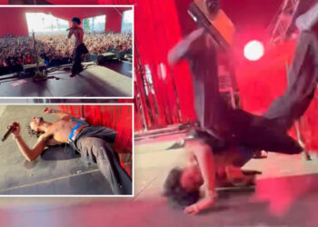Coachella singer's backflip fail ends in faceplant in front of massive crowd