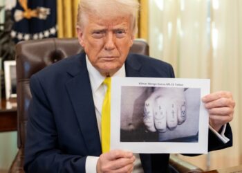 Donald Trump might actually believe these Calibri labels are real MS-13 tattoos