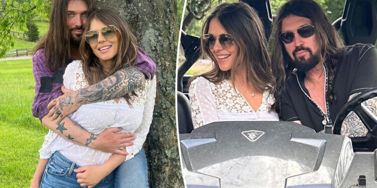 Elizabeth Hurley cozies up to Billy Ray Cyrus on 'Tennessee weekend' after debuting romance