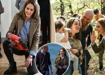 Kate Middleton reveals the wild present Prince William got her for Christmas as she gets down and dirty on Scotland visit