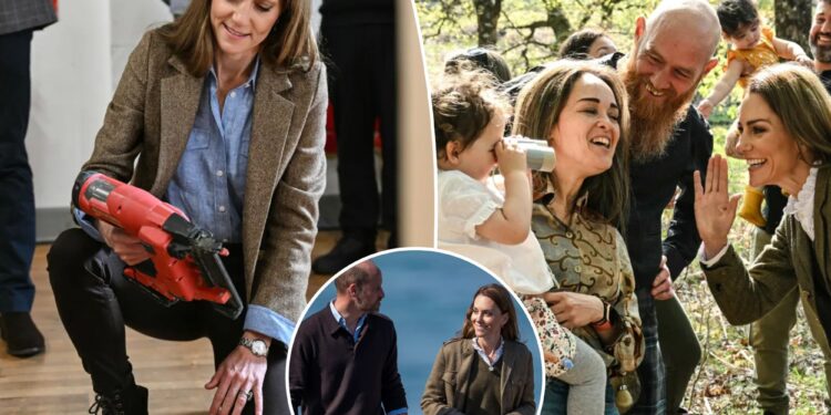 Kate Middleton reveals the wild present Prince William got her for Christmas as she gets down and dirty on Scotland visit